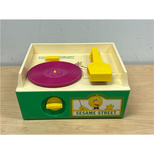 Fisher Price Sesame Street Music Box Record Player & 5 Discs - Works, see all photos
