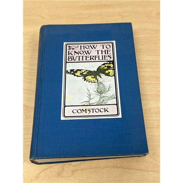 1943 Comstock How To Know The Butterflies Book - see all photos for condition