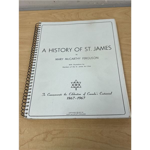 Mary McCarthy Ferguson: A History of St. James Winnipeg - to commemorate Canada Centennial