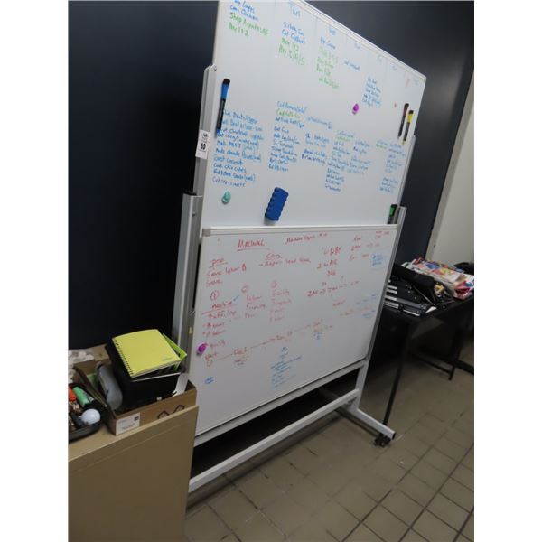 Large Rolling Dry Erase Board