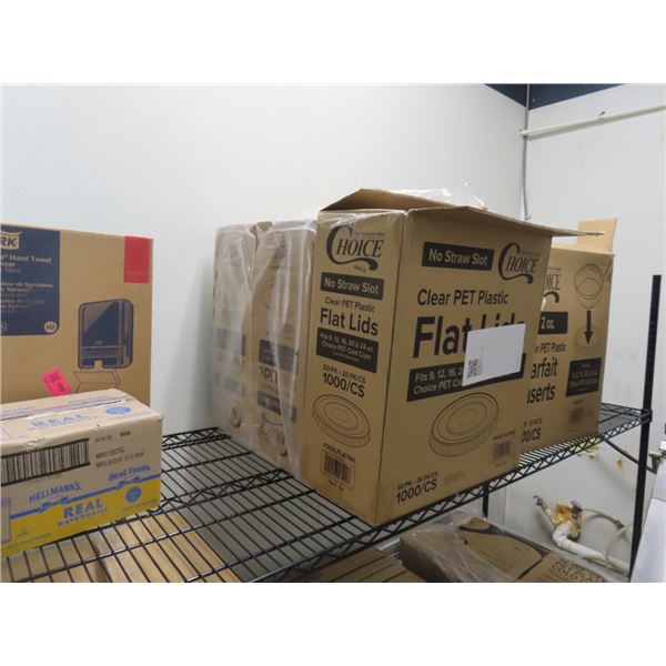 Parfa Inserts/Lids, Food Containers, Hand Towels, Mayonnaise
