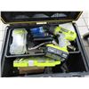 Image 3 : Dewalt Portable Tool Tote w/Tools, Ryobi Cordless