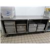 Image 1 : S/S  8' Rolling Table w/Undershelf