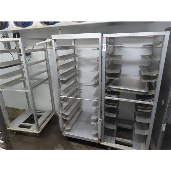 3-Alum. Tray Carts - 3 X $