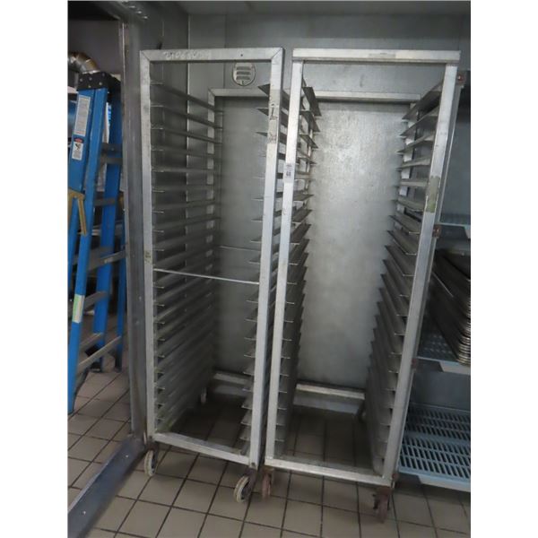 2-Alum. Tray Carts - 2 X $