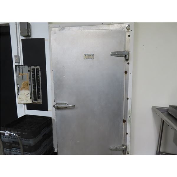Dayco Approx.  10"  X  15"  Walk In Cooler  - *Buyer Must Seal Door*