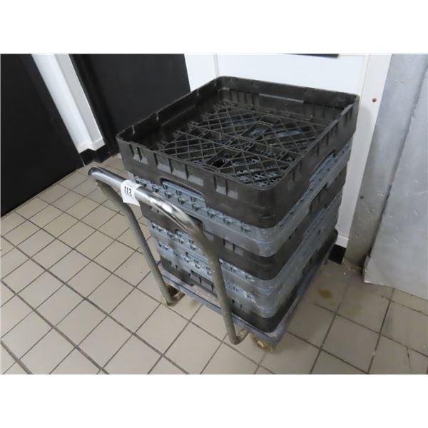 Dishwasher Cart w/Trays