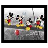 Image 1 : Exclusive Artist "George Davis" Fine Art Giclee Canvas ''Micky Mouse Above NY It's all in your point