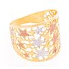 Image 1 : 18kt Gold Overlay Stacking Star Design Ring Size 8