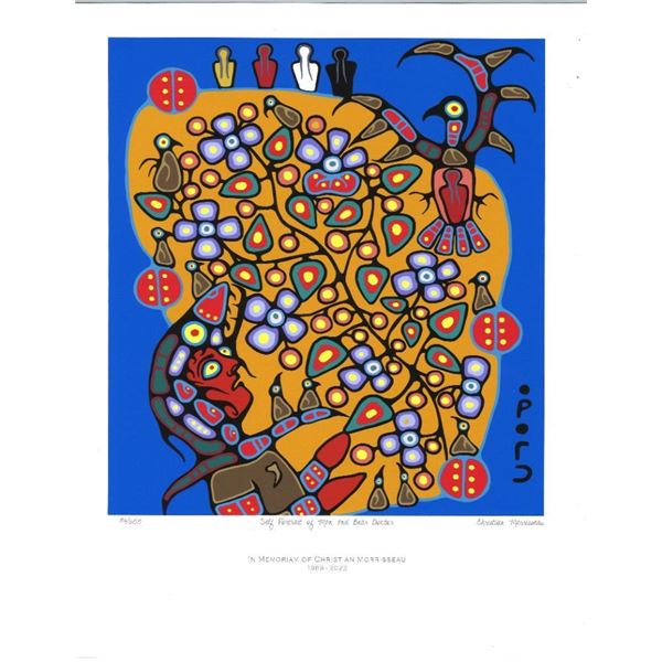 "In Memoriam of Christian Morrisseau" (1969-2022) Fine Art Giclee First Release (2023),"Self Portrai