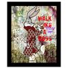 Image 1 : Exclusive Artist "George Davis" Fine Art Giclee Canvas ''Bugs Bunny Walk Like a Boss'' Hand Signed -