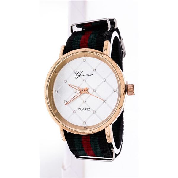 NEW Quartz Watch Gucci Style Nylon Band