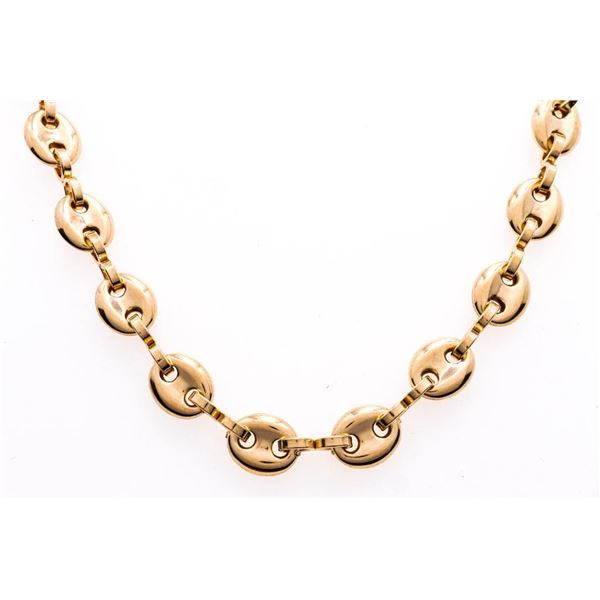 18kt BGO GUCCI Style Necklace 18"
