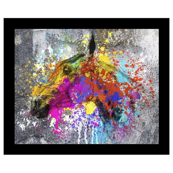 Exclusive Artist "George Davis" Fine Art Giclee Canvas ''Channeling Lautrec'' Hand Signed - Ships in
