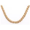Image 1 : 18kt BGO Fancy Link ID Style Necklace 20"