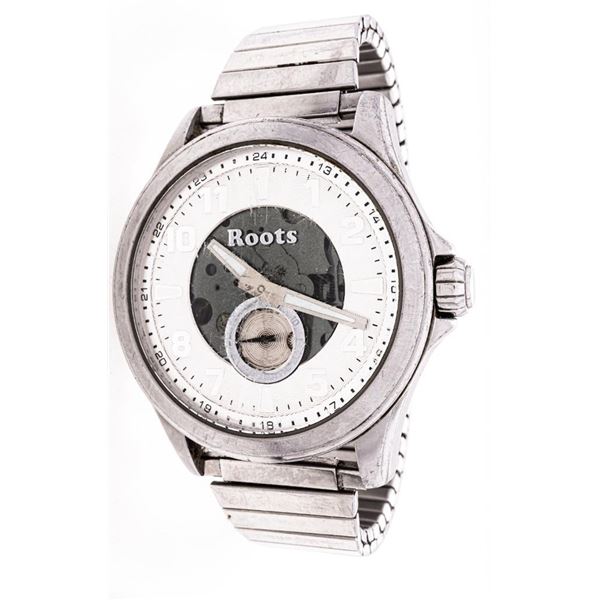 "ROOTS" Automatic Watch Stainless Steel Flex Band
