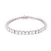 Image 3 : Chic Tennis Necklace & Matching Bracelet Set - (.85ct)