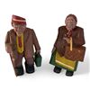 Image 1 : MAN AND WOMAN CARVING SET OF 2