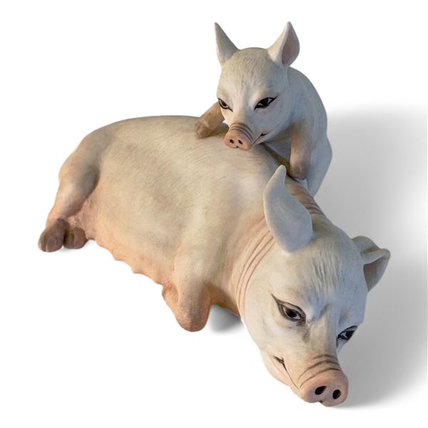 BOEHM - SOW AND PIGLET