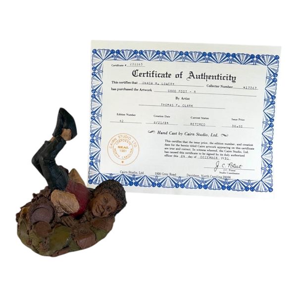 CAIRN STUDIO LTD - TOM CLARK GNOME - GOOD FOOT