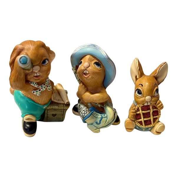 LOT OF 3 PENDELFIN STONEWARE