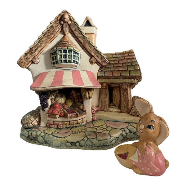 LOT OF 2 PENDELFIN - THE FRUITSHOP AND PIEFACE