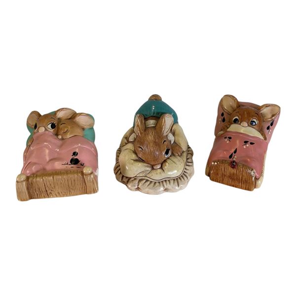 LOT OF 3 PENDELFIN - DODGER, WAKEY AND TWINS