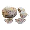 Image 1 : LEFFON CHINA - ROSE PATTERN TEA SET
