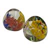 Image 1 : LOT OF 2 GLASS PAPERWEIGHTS