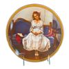 Image 1 : NORMAN ROCKWELL PLATE - WAITING AT THE DANCE