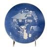 Image 1 : BING AND GRONDAHL PLATE - COUNTRY CHRISTMAS LTD EDITION