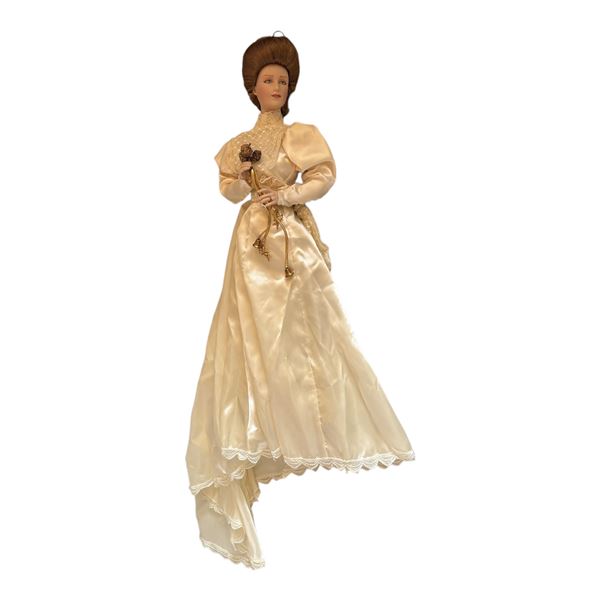 FRANKLIN MINT DOLL - PORCELAIN BRIDE