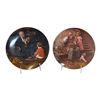 Image 1 : LOT OF 2 NORMAN ROCKWELL COLLECTOR PLATES