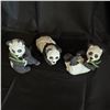 Image 1 : BOEHM - SET OF 3 PANDA BEARS