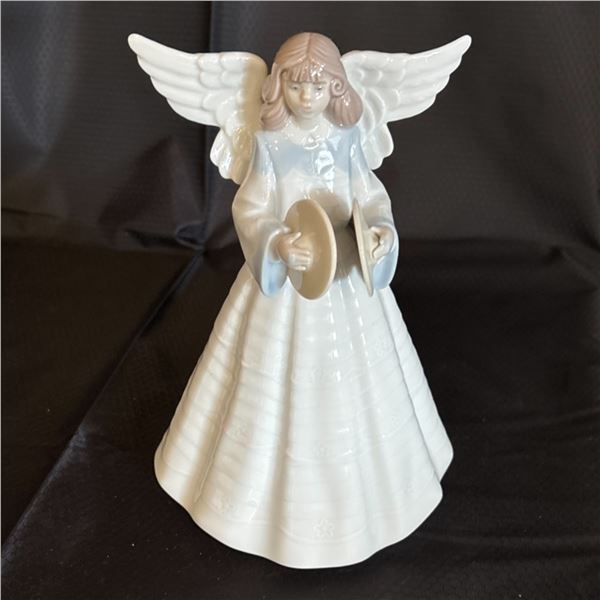 LLADRO - ANGELIC CYMBALIST TREE TOPPER