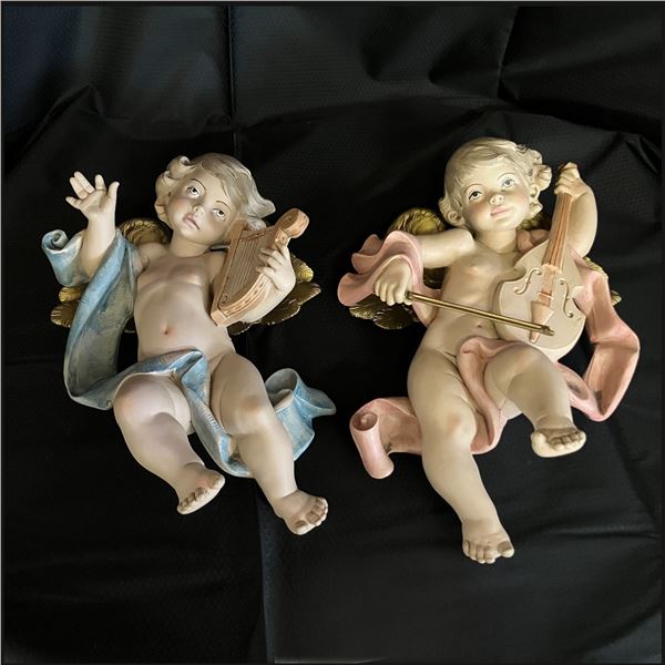 SET OF 2 ITALIAN MADE CHERUBS