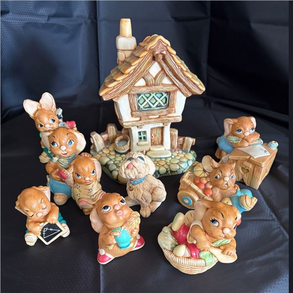 PENDELFIN STONEWARE - LOT OF 9