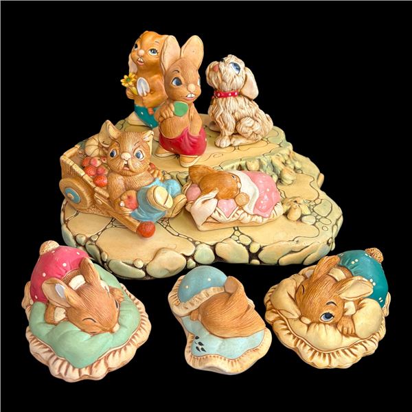 PENDELFIN STONEWARE - LOT OF 9