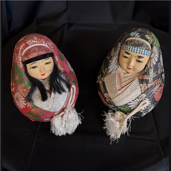 LOT OF 2 JAPANESE DOLLS
