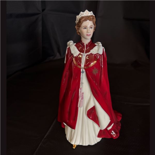 ROYAL WORCESTER - IN CELEBRATION OF QUEENS 80TH BIRTHDAY