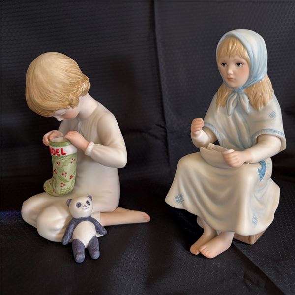 CYBIS - LOT OF 2 CHILDREN FIGURES