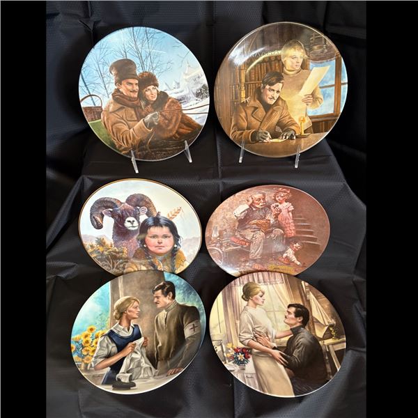 LOT OF 6 COLLECTOR PLATES
