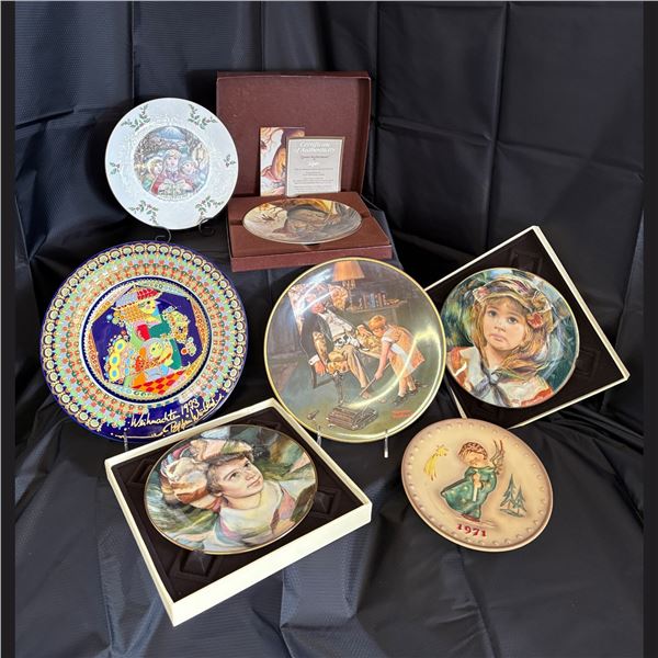 LOT OF 7 COLLECTOR PLATES