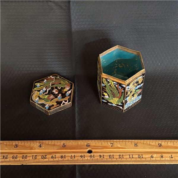 CLOISSONNE TRINKET BOX