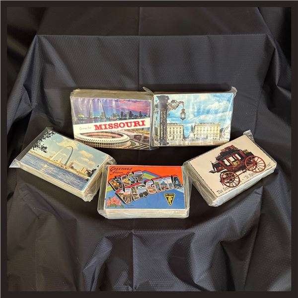 LOT OF 500 POSTCARDS