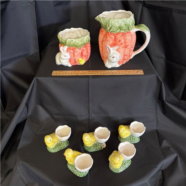 VIGOR -  LOT OF EASTER THEME CERAMICS
