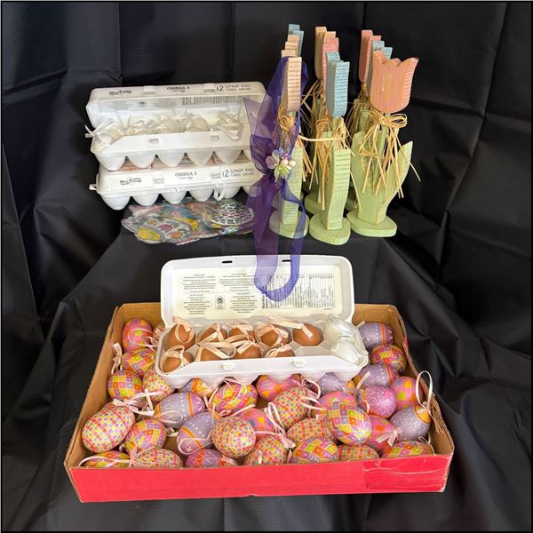 LOT OF EASTER DECORATIONS