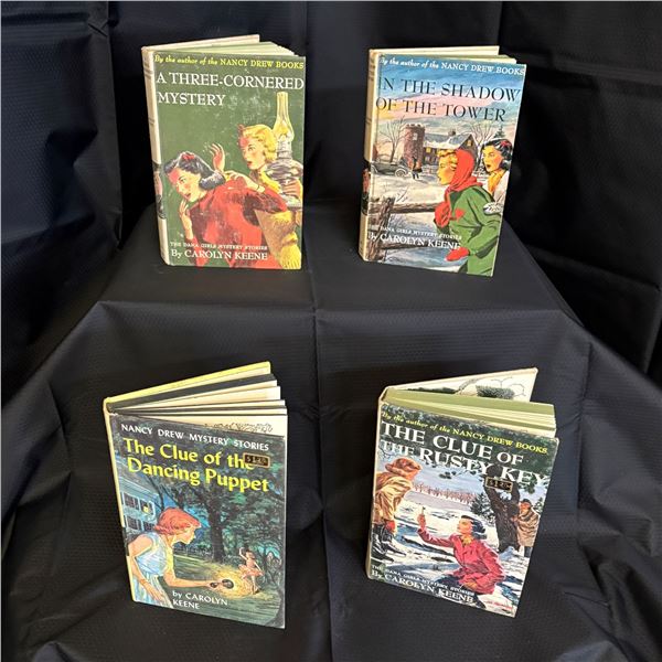 LOT OF 4 NANCY DREW BOOKS