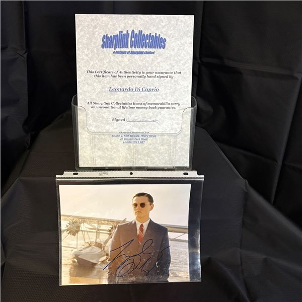 CELEBRITY SIGNED PHOTO - LEONARDO DI CAPRIO