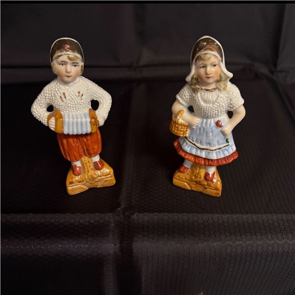 GERMAN PORCELAIN MINIATURES SET OF 2
